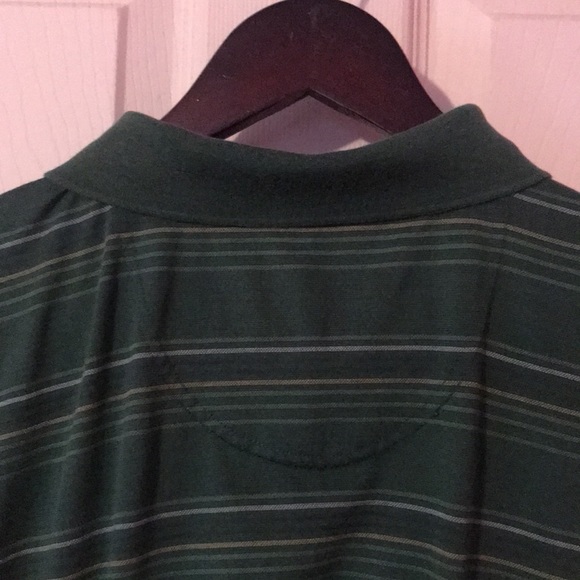 Alan Flusser Golf Green Striped Polo Shirt Mens XXL or 2XL - Picture 8 of 12